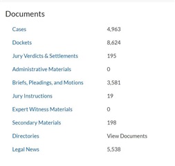 judge case documents in Context