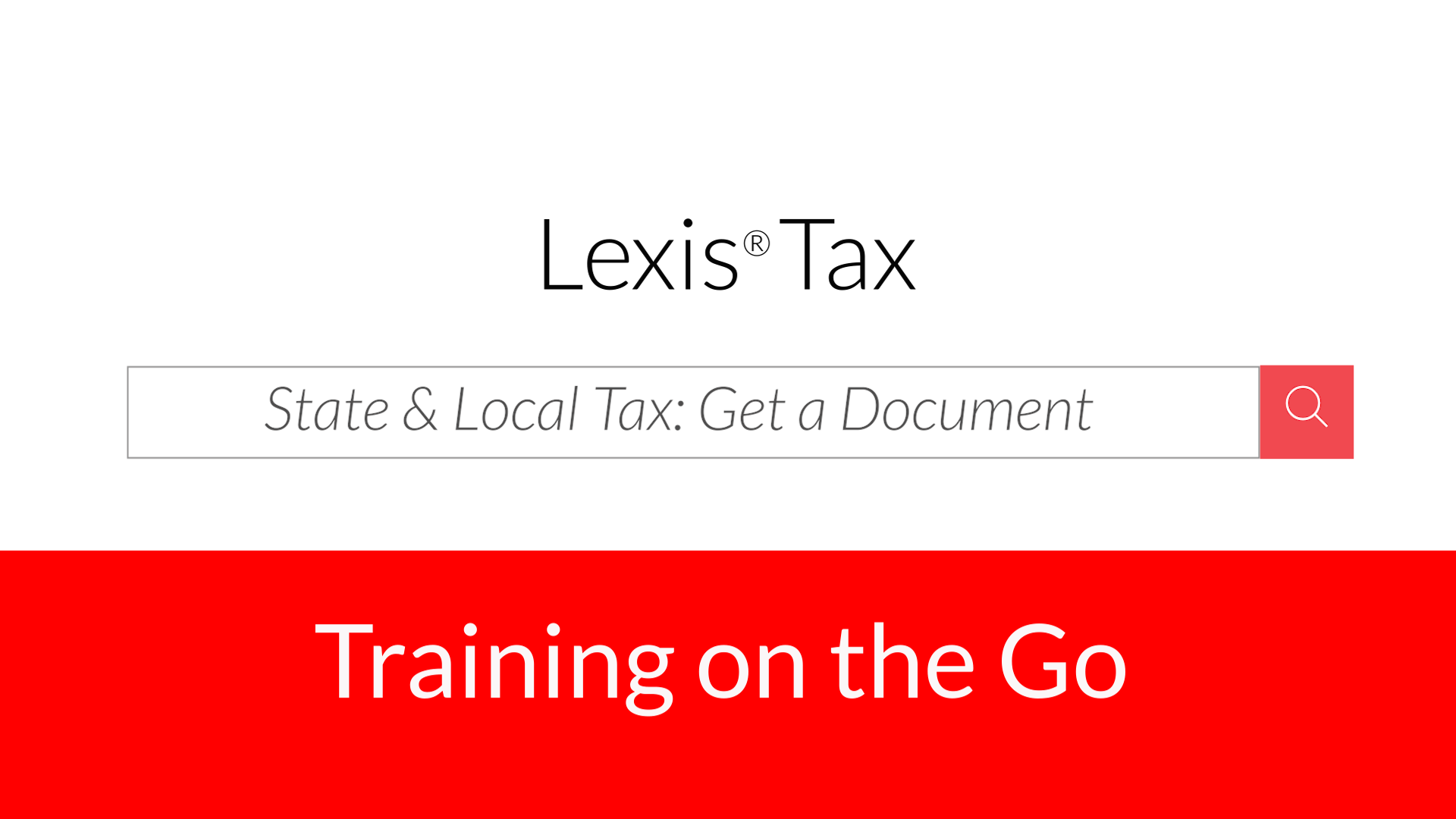 State &amp; Local Tax: Get a Document